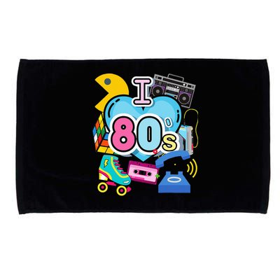 Nostalgic I Love The 80s Trip Down Memory Lane 80s Style Microfiber Hand Towel