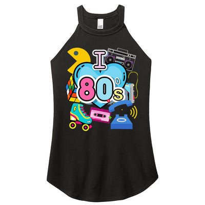 Nostalgic I Love The 80s Trip Down Memory Lane 80s Style Women's Perfect Tri Rocker Tank
