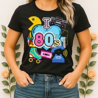 Nostalgic I Love The 80s Trip Down Memory Lane 80s Style Womens T-Shirt