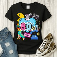 Nostalgic I Love The 80s Trip Down Memory Lane 80s Style Womens T-Shirt