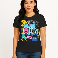 Nostalgic I Love The 80s Trip Down Memory Lane 80s Style Womens T-Shirt