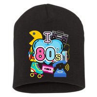 Nostalgic I Love The 80s Trip Down Memory Lane 80s Style Short Acrylic Beanie