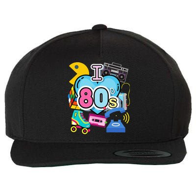 Nostalgic I Love The 80s Trip Down Memory Lane 80s Style Wool Snapback Cap