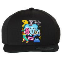 Nostalgic I Love The 80s Trip Down Memory Lane 80s Style Wool Snapback Cap