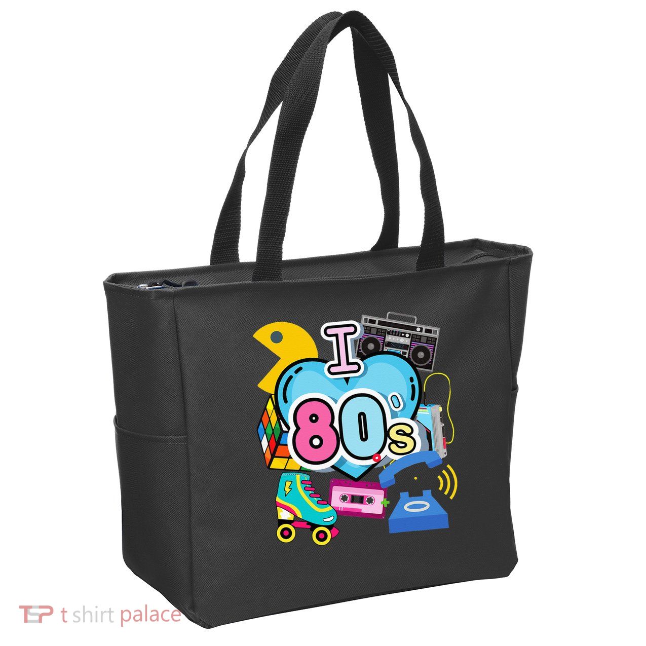Nostalgic I Love The 80s Trip Down Memory Lane 80s Style Zip Tote Bag