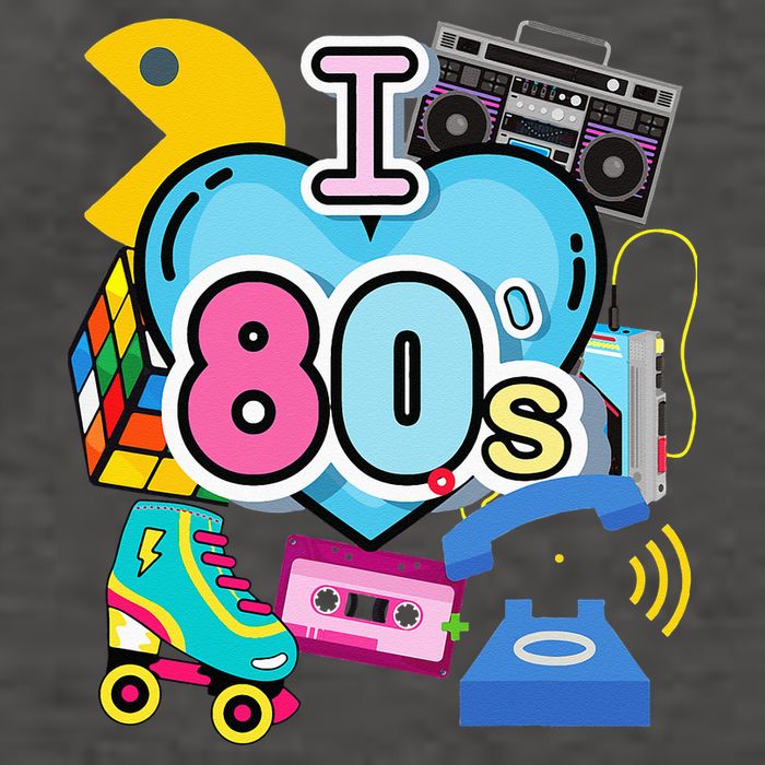 Nostalgic I Love The 80s Trip Down Memory Lane 80s Style Vector Backpack