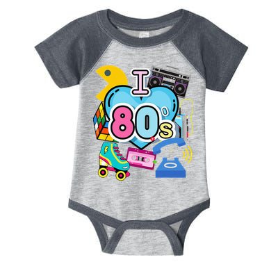 Nostalgic I Love The 80s Trip Down Memory Lane 80s Style Infant Baby Jersey Bodysuit