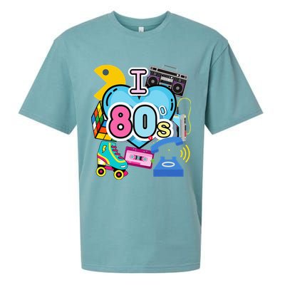 Nostalgic I Love The 80s Trip Down Memory Lane 80s Style Sueded Cloud Jersey T-Shirt