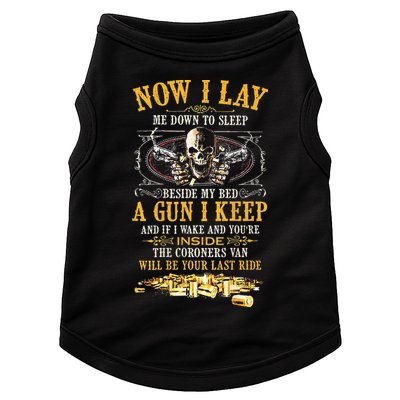 Now I Lay Me Down To Sleep Beside My Bed A Gun I Keep Doggie Tank