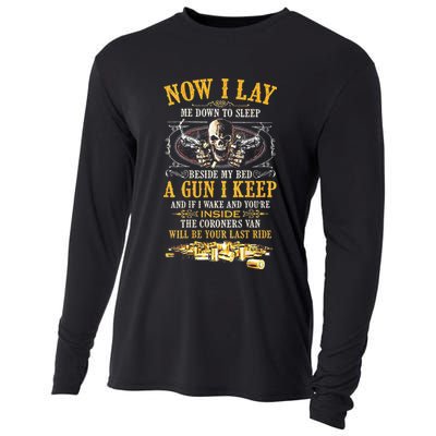 Now I Lay Me Down To Sleep Beside My Bed A Gun I Keep Cooling Performance Long Sleeve Crew