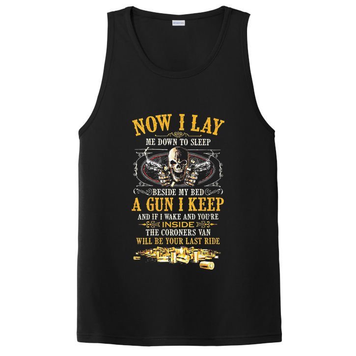 Now I Lay Me Down To Sleep Beside My Bed A Gun I Keep PosiCharge Competitor Tank