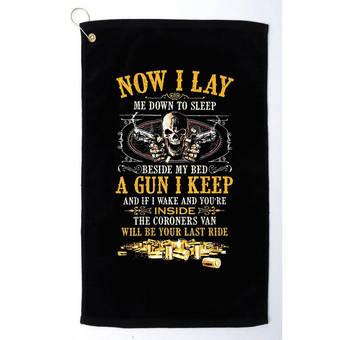 Now I Lay Me Down To Sleep Beside My Bed A Gun I Keep Golf Towel
