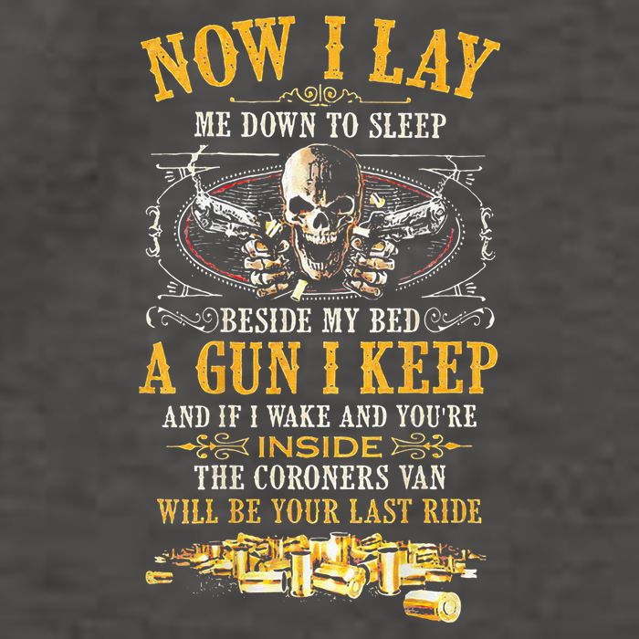 Now I Lay Me Down To Sleep Beside My Bed A Gun I Keep Vector Backpack