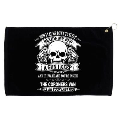 Now i lay me down to sleep a gun i keep gun firearms Grommeted Golf Towel