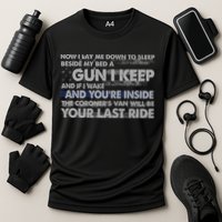 Now I Lay Me Down To Sleep Beside My Bed A Gun I Keep Performance Shirt