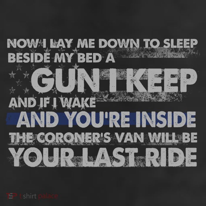 Now I Lay Me Down To Sleep Beside My Bed A Gun I Keep 11oz C Handle Ceramic Mug