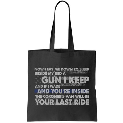 Now I Lay Me Down To Sleep Beside My Bed A Gun I Keep Bag