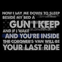 Now I Lay Me Down To Sleep Beside My Bed A Gun I Keep Bag