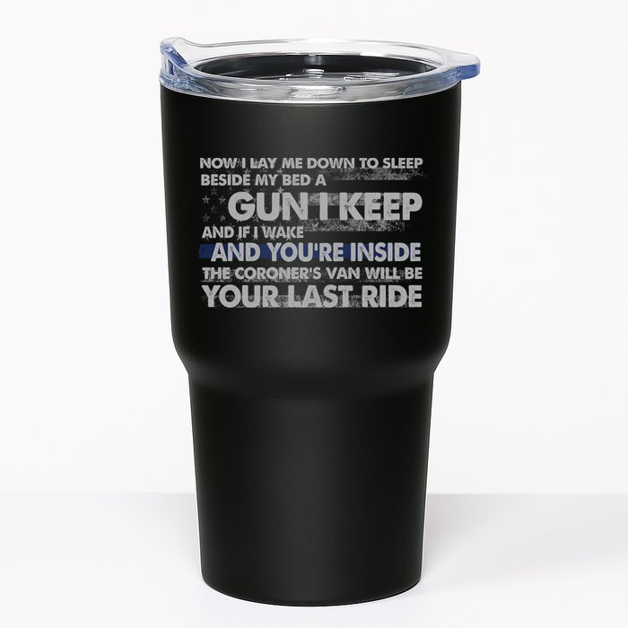 Now I Lay Me Down To Sleep Beside My Bed A Gun I Keep Tumbler