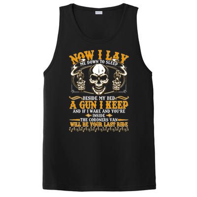 Now I Lay Me Down To Sleep Gun Skull PosiCharge Competitor Tank