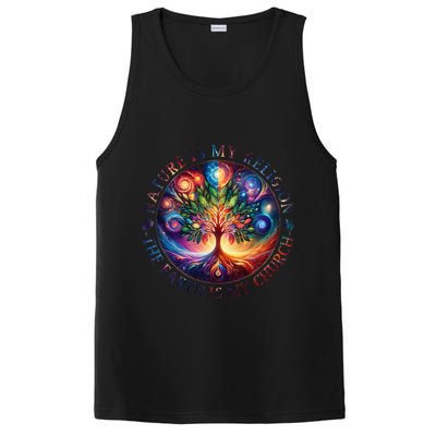 Nature Is My Religion The Earth Is My Church Mandala Tree PosiCharge Competitor Tank