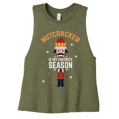 Nutcracker Is My Favorite Season Nutcracker Women's Racerback Cropped Tank