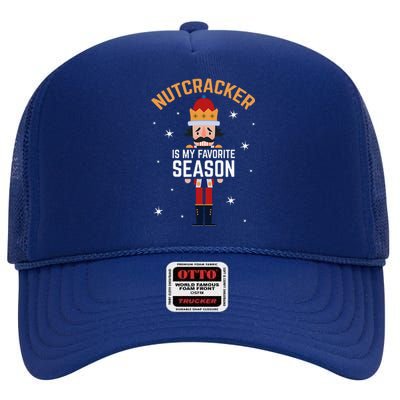 Nutcracker Is My Favorite Season Nutcracker High Crown Mesh Back Trucker Hat