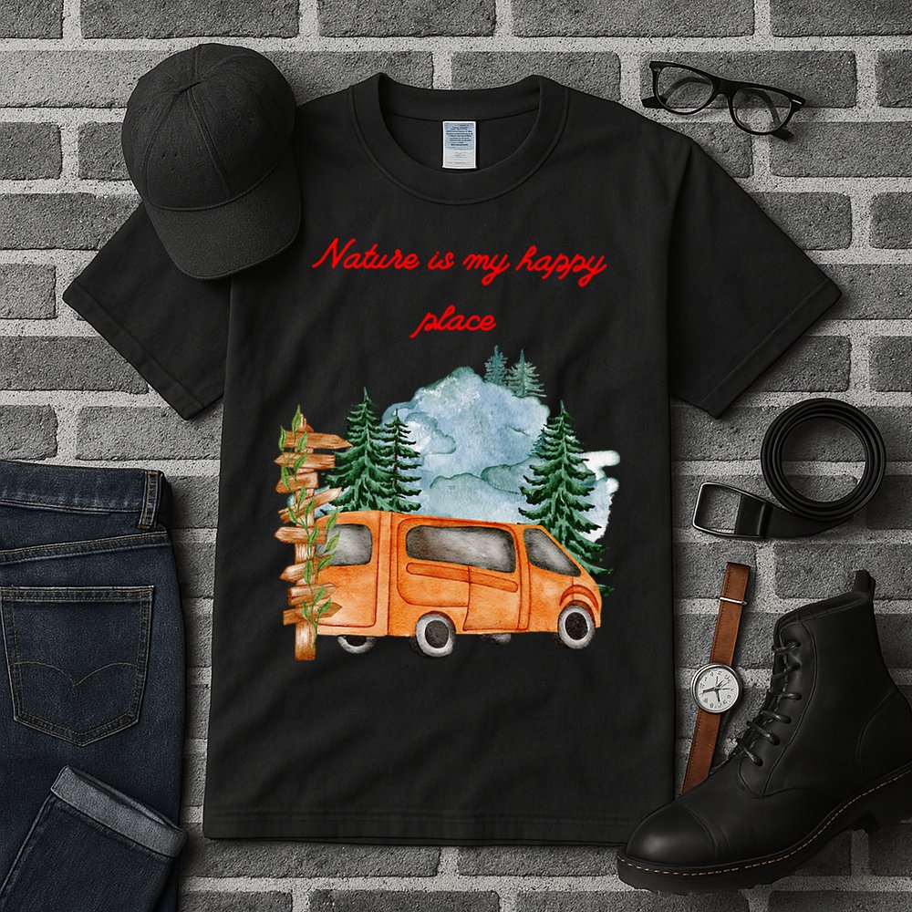 Nature Is My Happy Place Tall T-Shirt