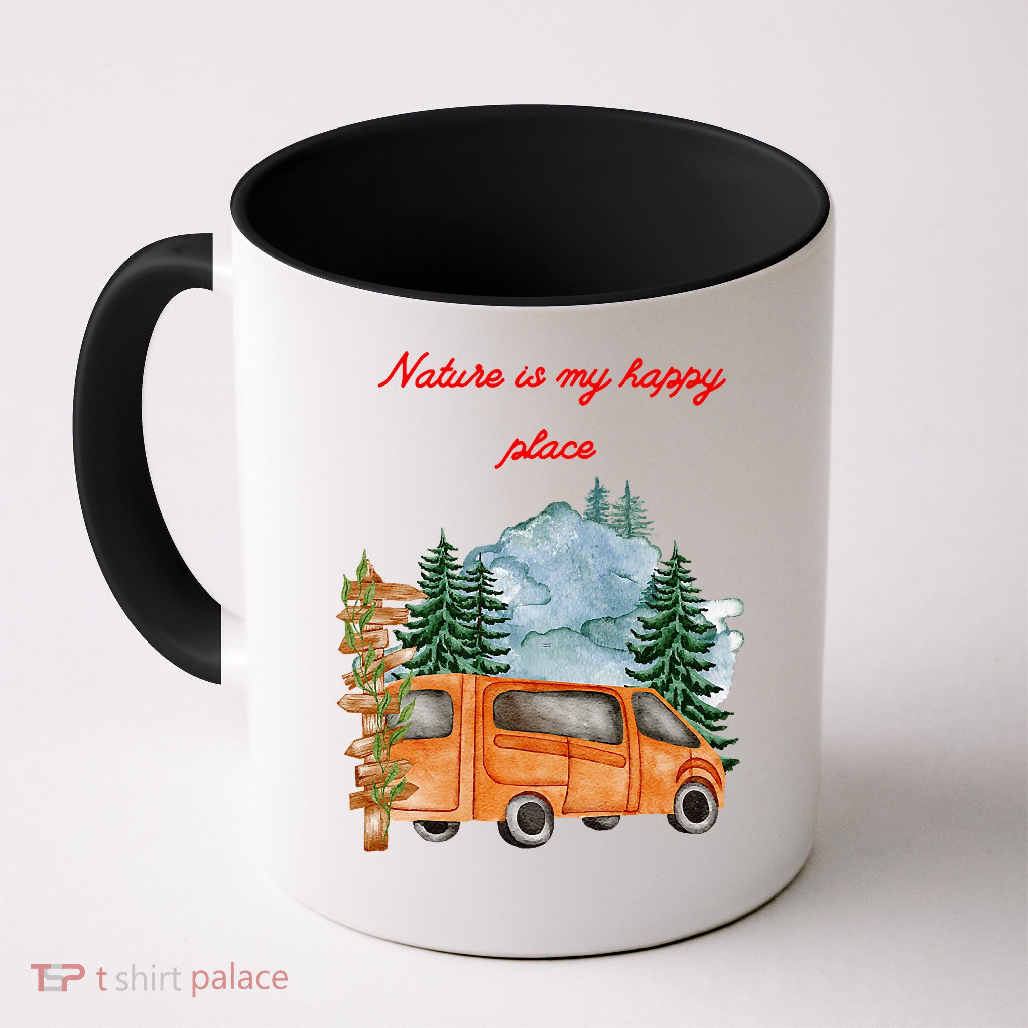 Nature Is My Happy Place Mug