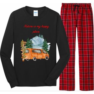 Nature Is My Happy Place Long Sleeve Pajama Set