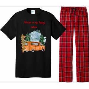 Nature Is My Happy Place Pajama Set