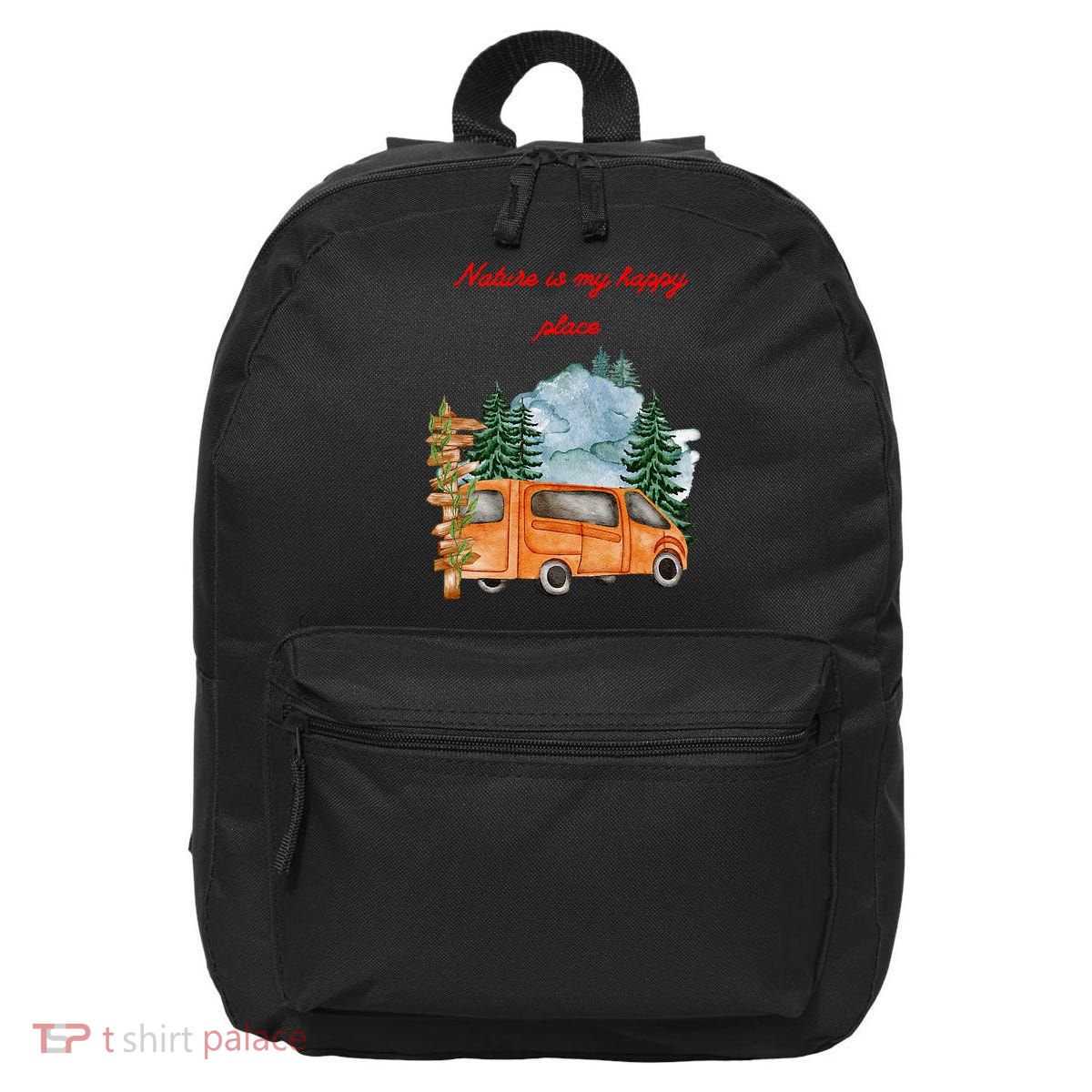 Nature Is My Happy Place 16 in Basic Backpack