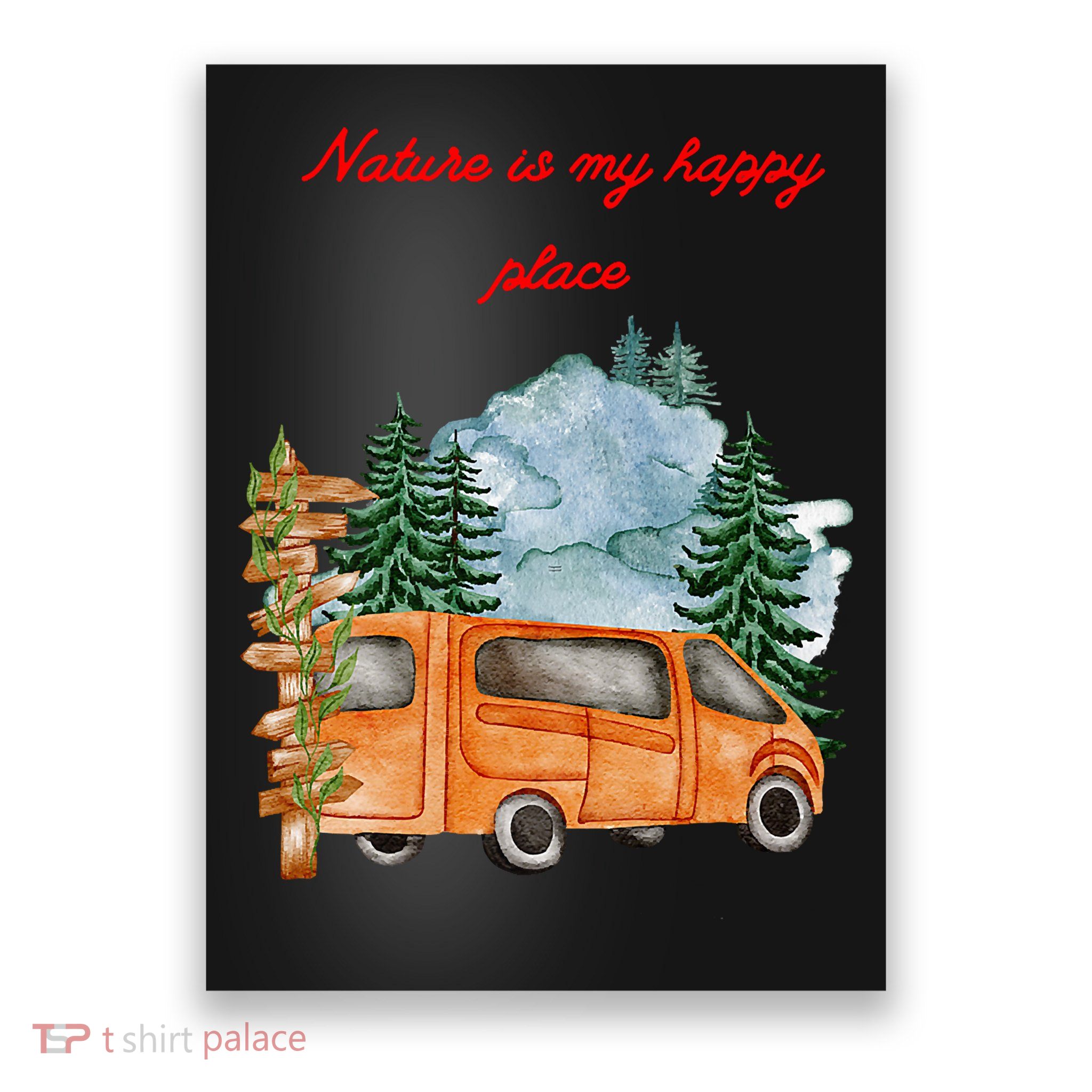 Nature Is My Happy Place Poster