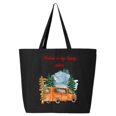Nature Is My Happy Place 25L Jumbo Tote