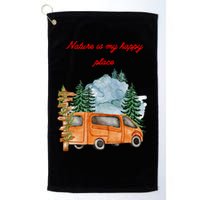 Nature Is My Happy Place Golf Towel