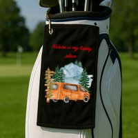 Nature Is My Happy Place Golf Towel
