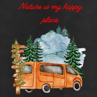 Nature Is My Happy Place Golf Towel