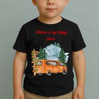 Nature Is My Happy Place Toddler T-Shirt