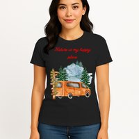 Nature Is My Happy Place Womens T-Shirt