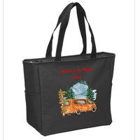 Nature Is My Happy Place Zip Tote Bag