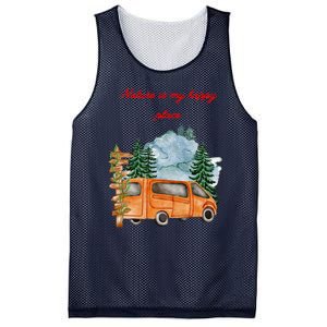 Nature Is My Happy Place Mesh Reversible Basketball Jersey Tank