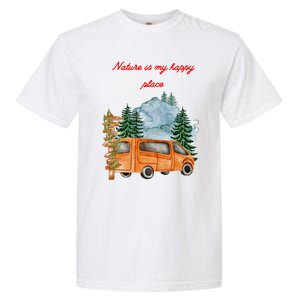 Nature Is My Happy Place Garment-Dyed Heavyweight T-Shirt