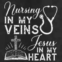 Nursing In My Veins Jesus In My Heart Nurse Gift 11oz C Handle Ceramic Mug
