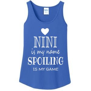 Nini Is My Name Funny Nini Graphic Funny Gift For Nini Grandma Gift Ladies Essential Tank