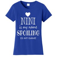 Nini Is My Name Funny Nini Graphic Funny Gift For Nini Grandma Gift Women's T-Shirt