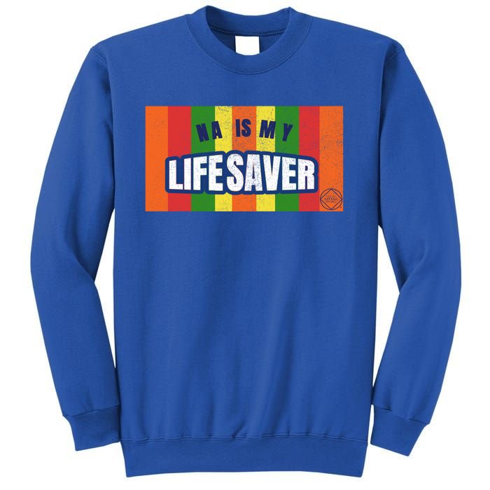 Na Is My Lifesaver Pop Art Narcotics Anonymous Aa Funny Gift Sweatshirt