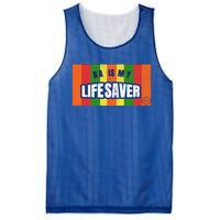 Na Is My Lifesaver Pop Art Narcotics Anonymous Aa Funny Gift Mesh Reversible Basketball Jersey Tank