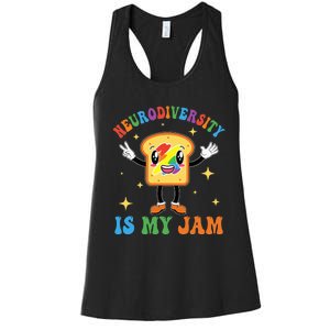 Neurodiversity Is MyJam Autism Awareness Special Education Women's Racerback Tank