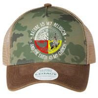 Nature is My Religion and The Earth is My Church Legacy Tie Dye Trucker Hat