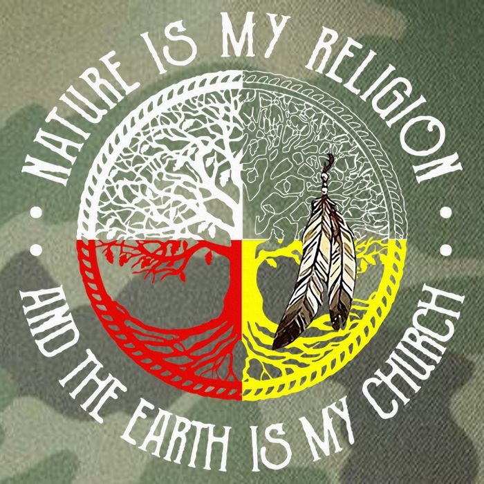 Nature is My Religion and The Earth is My Church Legacy Tie Dye Trucker Hat